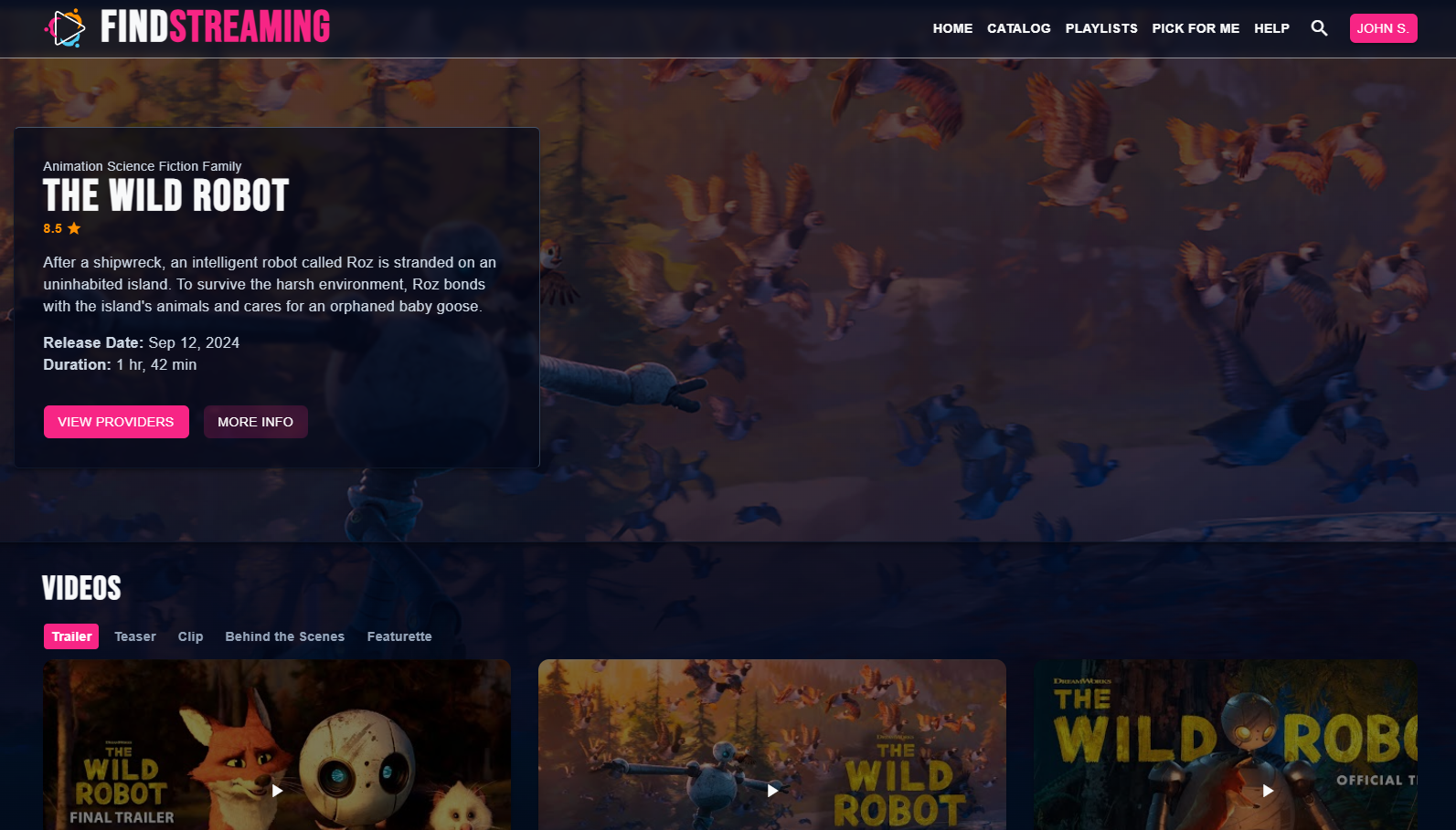Find Streaming